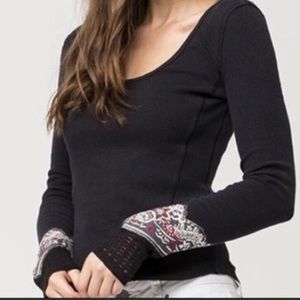 NWOT Free People Bandana Cuff Thermal